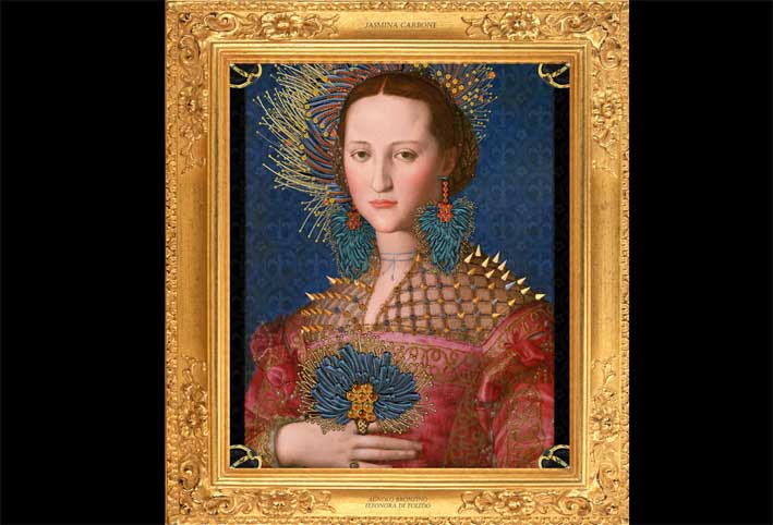 Eleonora di Toledo (Bronzino) rivisitata da Jasmina Carbone