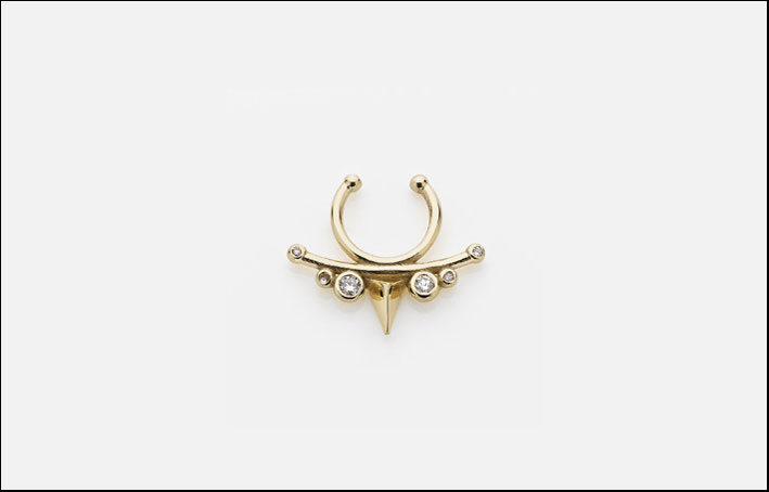 Small thorn septum ring
