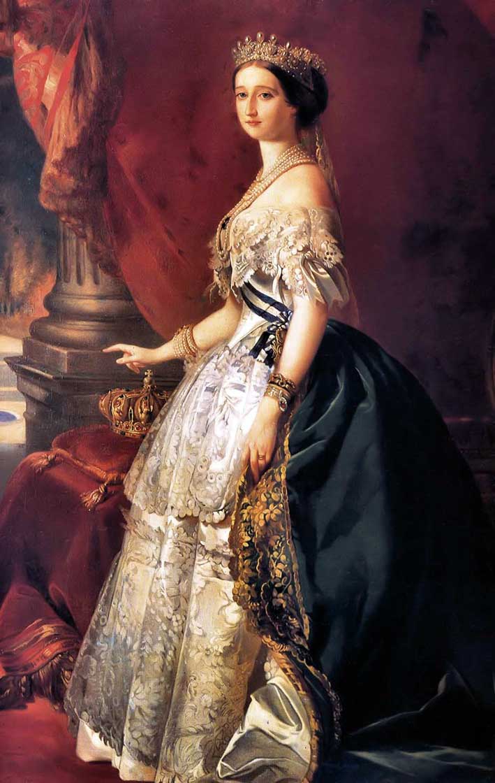 La principessa Eugenia di Francia, moglie di Napoleone III