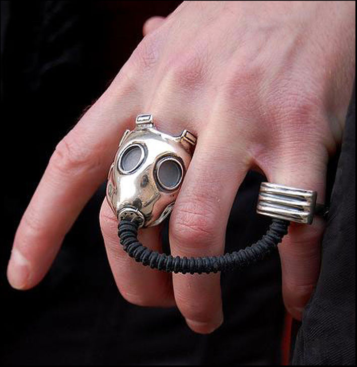 anello maschera anti gas