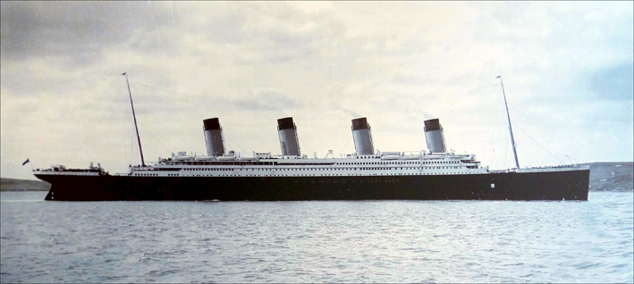 Il Titanic prima del viaggio inaugurale