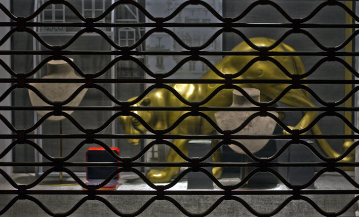 La pantera di Cartier nella vetrina di Place Vendome