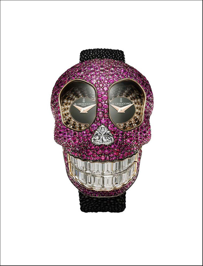 De Grisogono, bracciale-orologio Crazy Skull