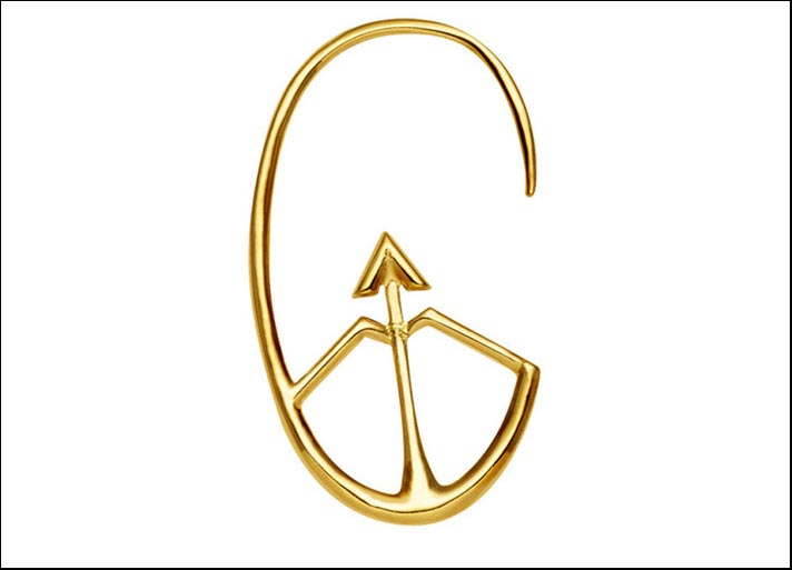 L'orecchino che rappresenta il Sagittario nella collezione Fortune