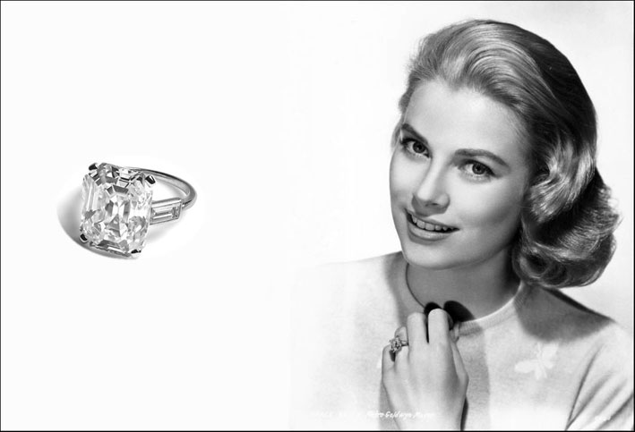 Grace Kelly e l'anello di fidanzamento