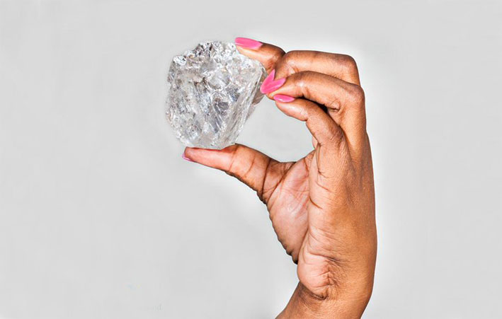 Il diamante grezzo della Lucara Diamond Corporation