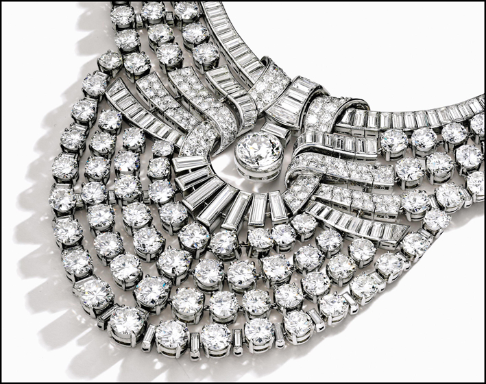 Particolare della collana della regina Nazli.  Courtesy Sotheby’s