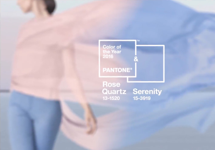 I colori Pantone per il 2016: Rose Quartz e Serenity