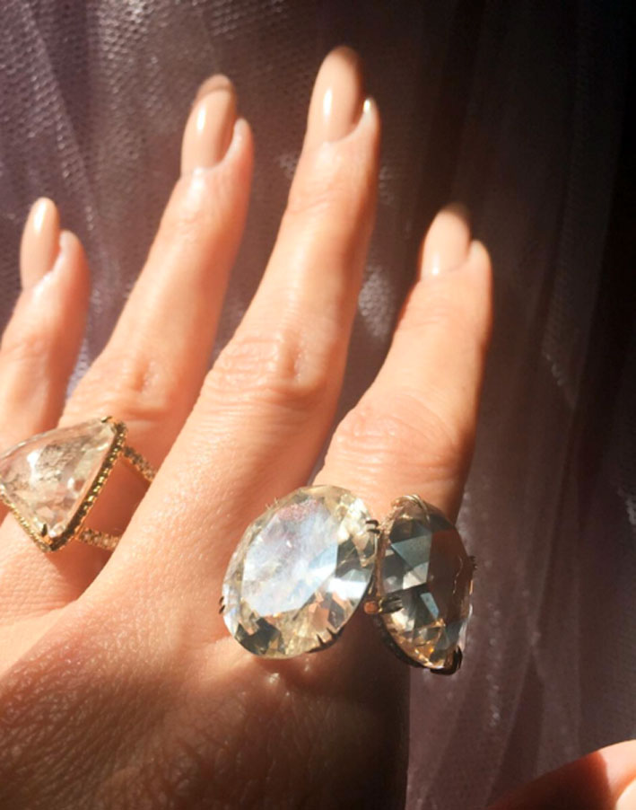 Gli anelli di Heidi Klum su Instagram