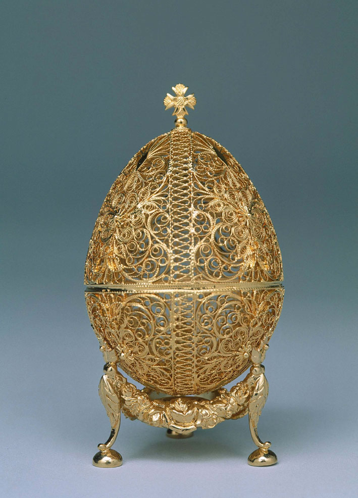 Storico uovo di Pasqua firmato Fabergé