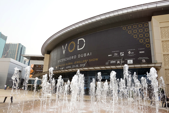 VicenzaOro Dubai 2015, ingresso al Dubai World Trade Centre