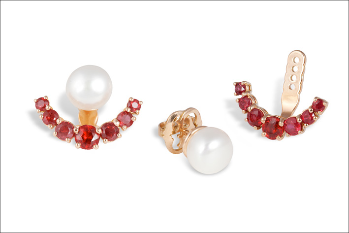 Collezione Ghost, oro, perle e pietre colorate
