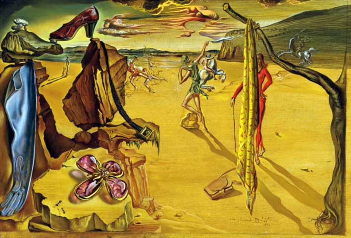 Dipinto di Salvador Dalì in cui compare la forma utilizzata per gli orecchini