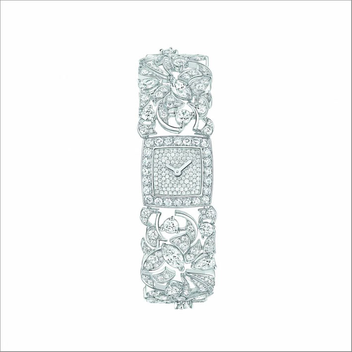 Orologio della collezione Coco Avant Chanel, oro bianco e diamanti
