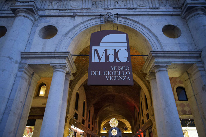 L'ingresso del Museo del Gioiello, Vicenza. Foto Fabio Ferrari, LaPresse