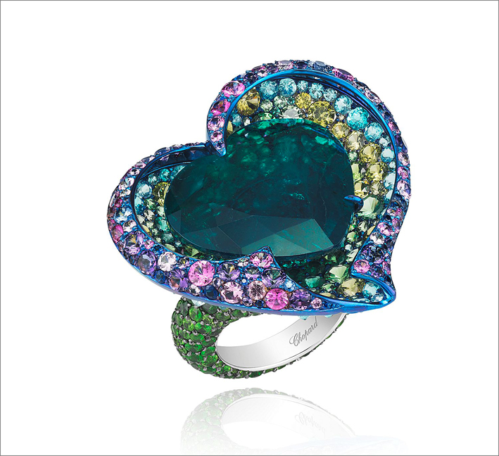 Chopard, anello con smeraldo