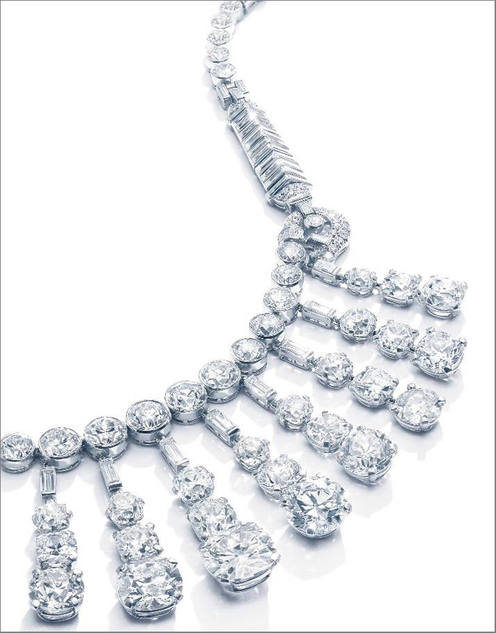 Collana di diamanti a frange appartenuta a Doris Duke