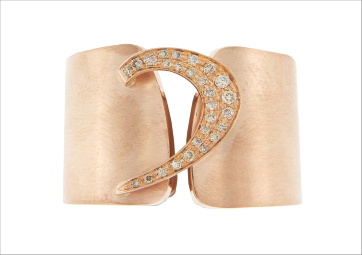 Collezione D-Band, Bracciale in oro rosa e diamanti 