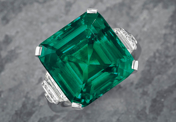 Il Rockfeller Emerald, oltre 18 carati 