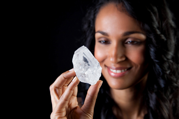 Il diamante Lesedi La Rona (che significa Nostra luce in lingua tswana)