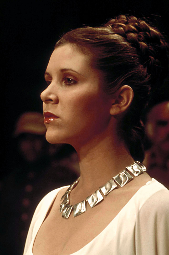 La principessa Leia con la collana di Lapponia Jewelry