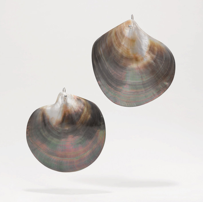 Large Shell Earrings. Photo: Courtesy Sotheby's
