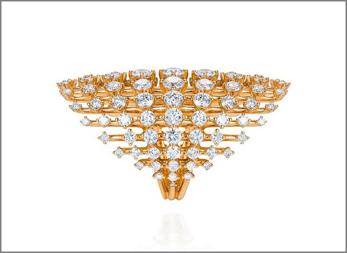 Fernando Jorge, anello in oro giallo e diamanti