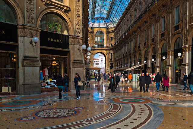 La Galleria Vittorio Emanuele, a Milano