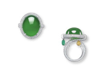 AN EXCEPTIONAL JADEITE AND MULTI GEM ORPHEUS RING BY ANNA HU 2592603
