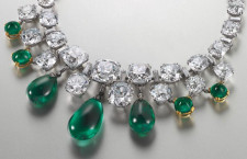 Colombian emerald and diamond necklace