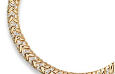 DIAMOND AND GOLD NECKLACE BY BULGARI 3882 6470