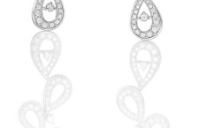 Montblanc Collection Princesse Grace de Monaco Petales de Rose motif earrings 107971