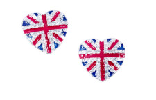 CLAIRES Union Jack Earrings Euro 595