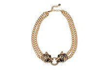 Double Leopard Chain Necklace 1699€