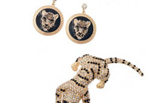Leopard Double Finger Ring 699€ Leopard Earrings 699€ Tiger Brooch 1499€
