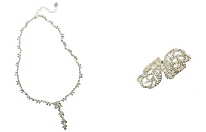 stone and flower necklace 1499 diamond floral ring 999