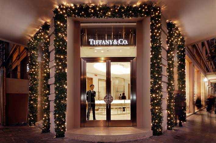 La nuova boutique romana di Tiffany, in via Cola di Rienzo