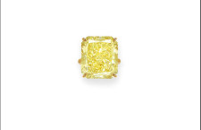 Anello diamante giallo