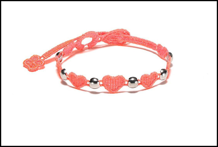 Heartbeat jewels rosa fluo 71903