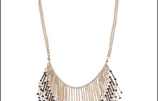CLAIRES Gold Statement Necklace 16