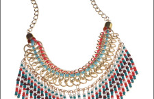 CLAIRES Multi Coloured Tribal Statement Necklace 14
