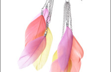 CLAIRES Pastel Feather Earrings 7