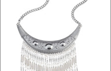 CLAIRES Silver Boho Statement Necklace 16
