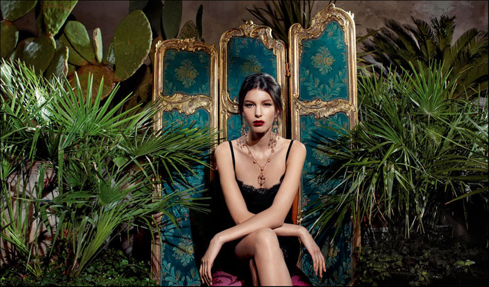 Kate King per Dolce & Gabbana