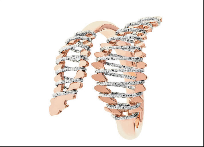 Evanescence: anello in bronzo bicolore. Prezzo: 34,90 euro