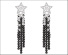 Chanel Comètes, orecchini Nuit de diamants, con 46 diamanti taglio brillante e 110 perle di spinelli neri 