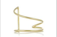 Anndra Neen, bracciale Comet in metallo dorato. Prezzo: 355 euro