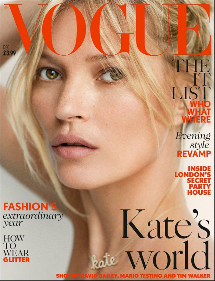 Kate Moss su Vogue Uk