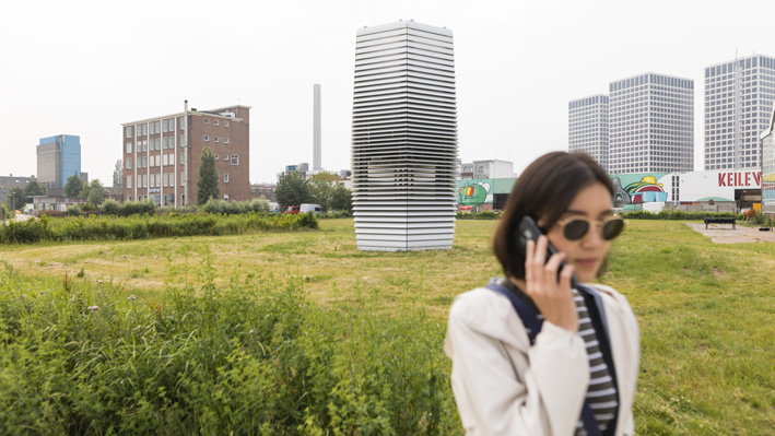 La torre mangia smog a Rotterdam