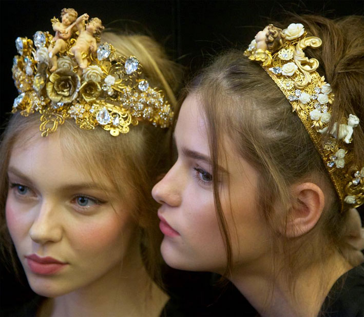 Le ormai classiche corone di Dolce & Gabbana